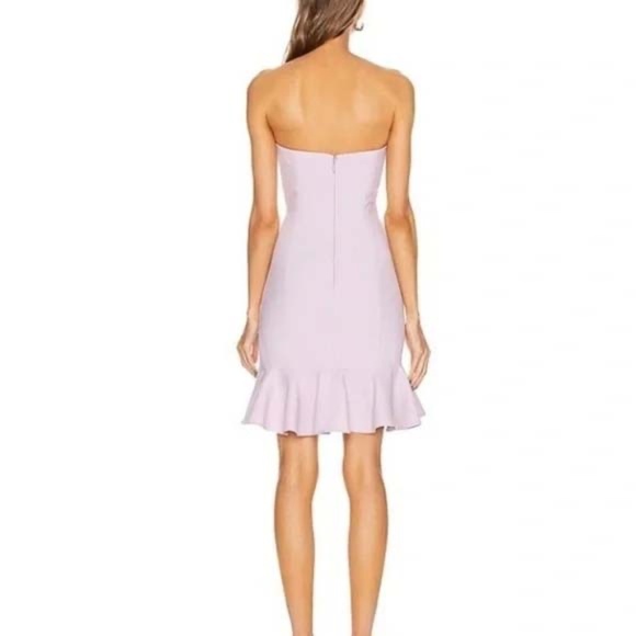 CINQ A SEPT CASSANDRA Strapless Ruffle Dress NWT - Picture 11 of 15